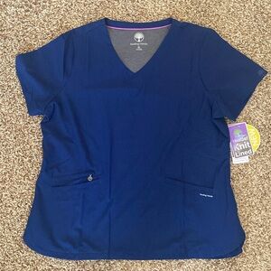 Healing hands nursing scrub top